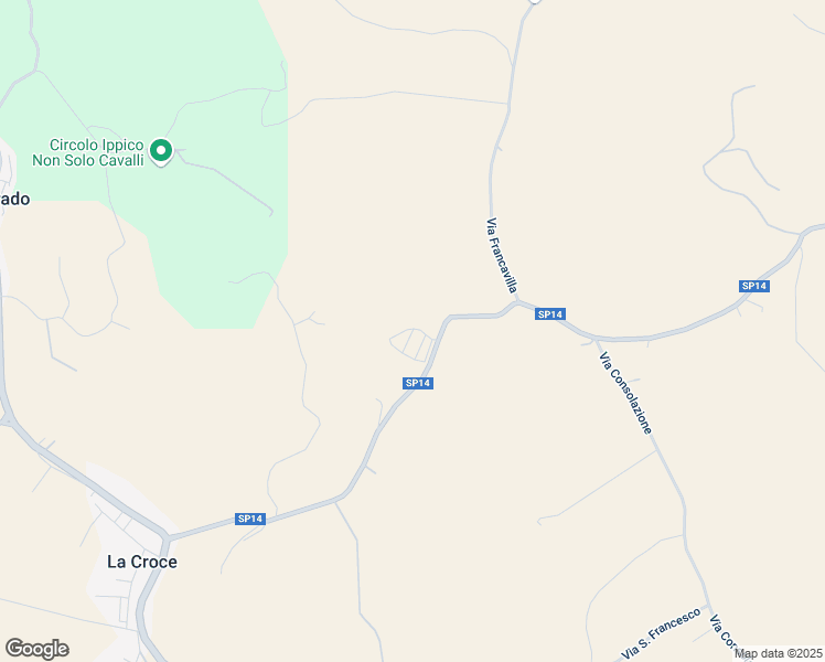map of restaurants, bars, coffee shops, grocery stores, and more near 13 Via Giovanni Falcone in Provincia di Ancona