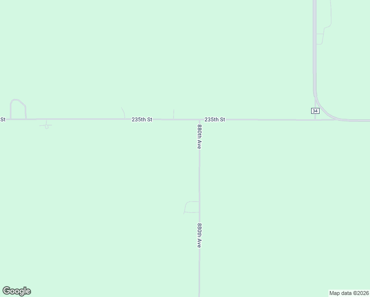 map of restaurants, bars, coffee shops, grocery stores, and more near 23261 880th Avenue in Freeborn County