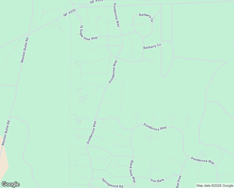 map of restaurants, bars, coffee shops, grocery stores, and more near 52129 Foxtail Road in La Pine