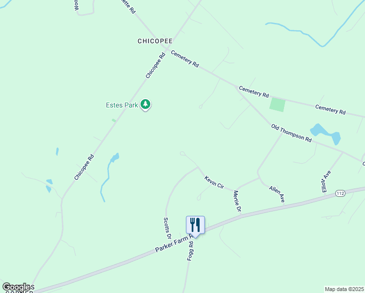 map of restaurants, bars, coffee shops, grocery stores, and more near 63 Kevin Circle in Buxton