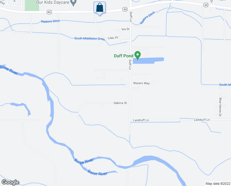 map of restaurants, bars, coffee shops, grocery stores, and more near 10100 Gabica Street in Middleton