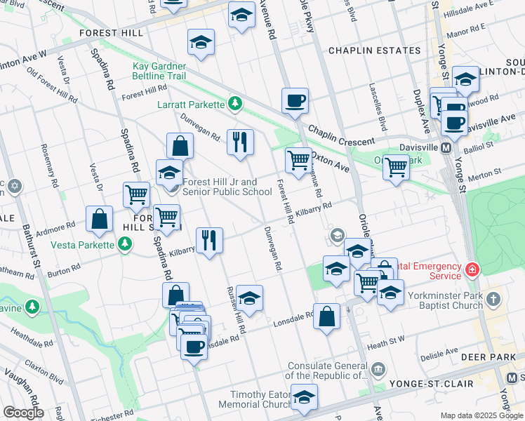 145 Dunvegan Rd, Toronto ON Walk Score