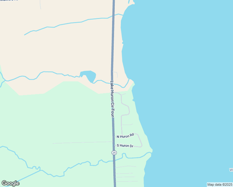 map of restaurants, bars, coffee shops, grocery stores, and more near 5345 Bellaire Drive in Harbor Beach