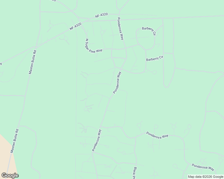 map of restaurants, bars, coffee shops, grocery stores, and more near 52177 Ponderosa Way in La Pine