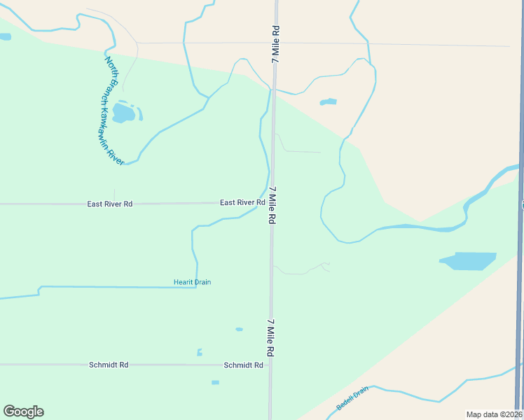 map of restaurants, bars, coffee shops, grocery stores, and more near 473-499 River Road in Bay County