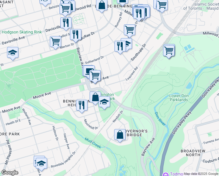 Mallory Crescent, Toronto ON Walk Score
