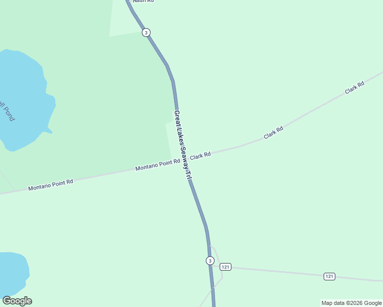 map of restaurants, bars, coffee shops, grocery stores, and more near 9697 Clark Road in Mannsville