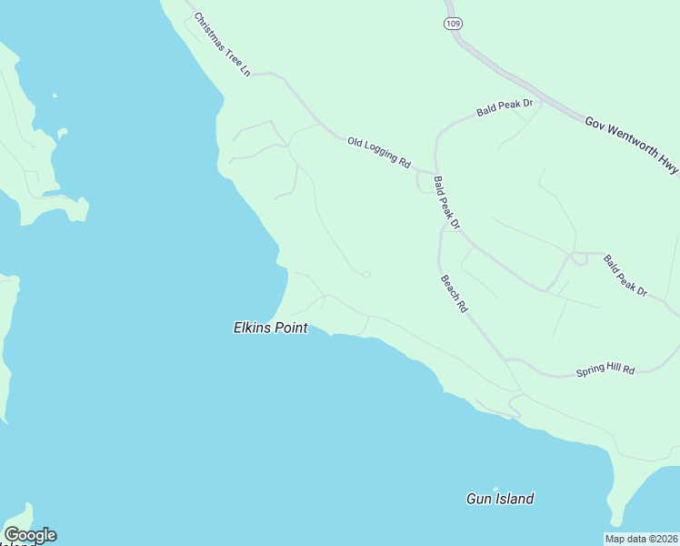 map of restaurants, bars, coffee shops, grocery stores, and more near 108 Pine Needle Lane in Moultonborough