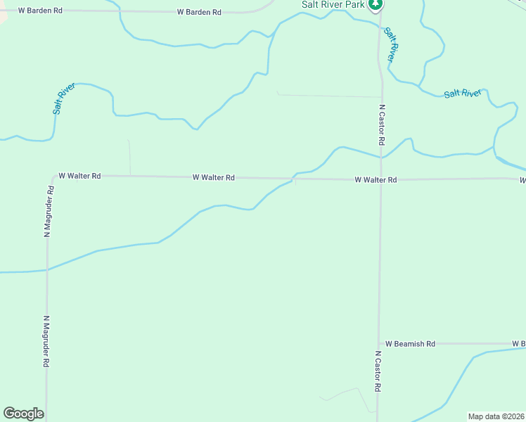 map of restaurants, bars, coffee shops, grocery stores, and more near 3177 West Walter Road in Coleman