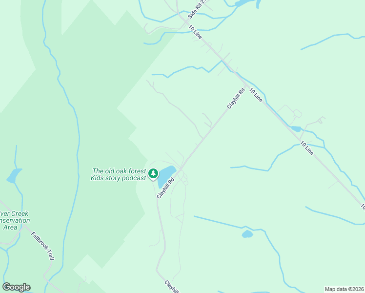 map of restaurants, bars, coffee shops, grocery stores, and more near 15415 Clayhill Road in Halton Hills