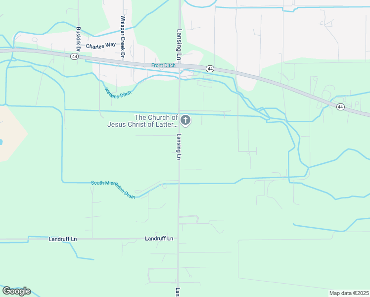 map of restaurants, bars, coffee shops, grocery stores, and more near 22450 Lansing Lane in Middleton