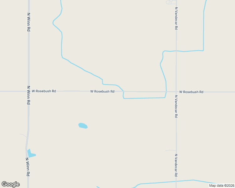 map of restaurants, bars, coffee shops, grocery stores, and more near 2365-2999 West Rosebush Road in Mount Pleasant
