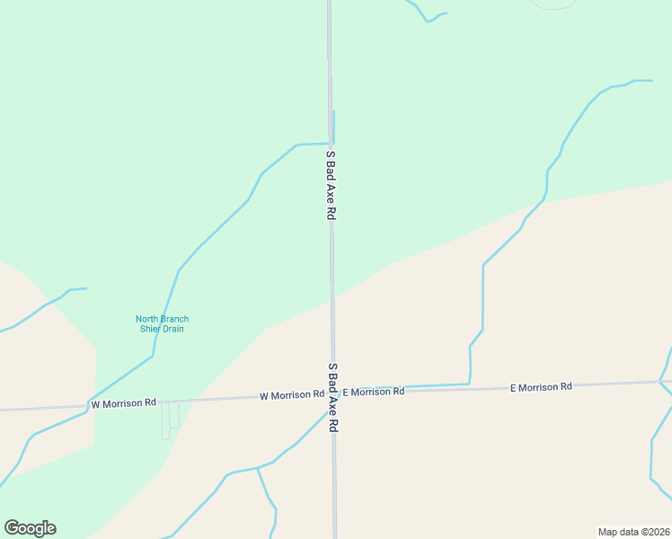 map of restaurants, bars, coffee shops, grocery stores, and more near 4851 South Bad Axe Road in Ubly