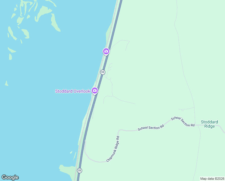 map of restaurants, bars, coffee shops, grocery stores, and more near 12968 Pebble Valley Road in Stoddard