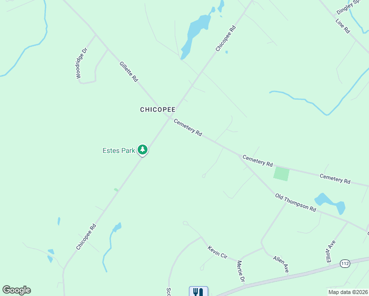 map of restaurants, bars, coffee shops, grocery stores, and more near 300 Cemetery Road in Buxton