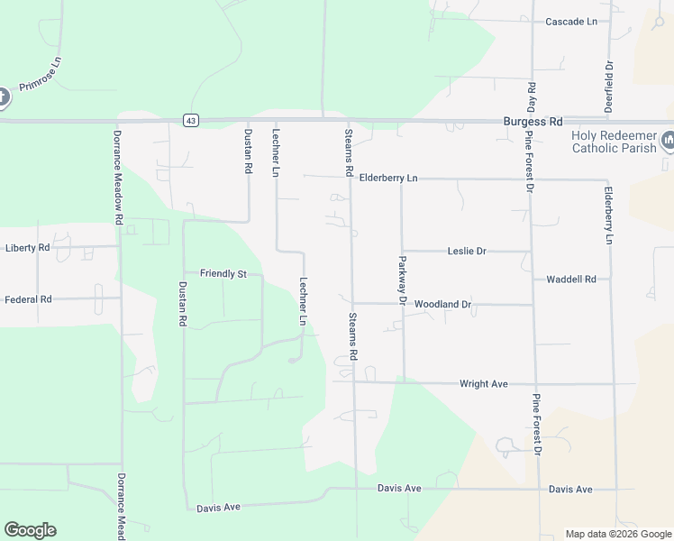 map of restaurants, bars, coffee shops, grocery stores, and more near 52251 Stearns Road in La Pine