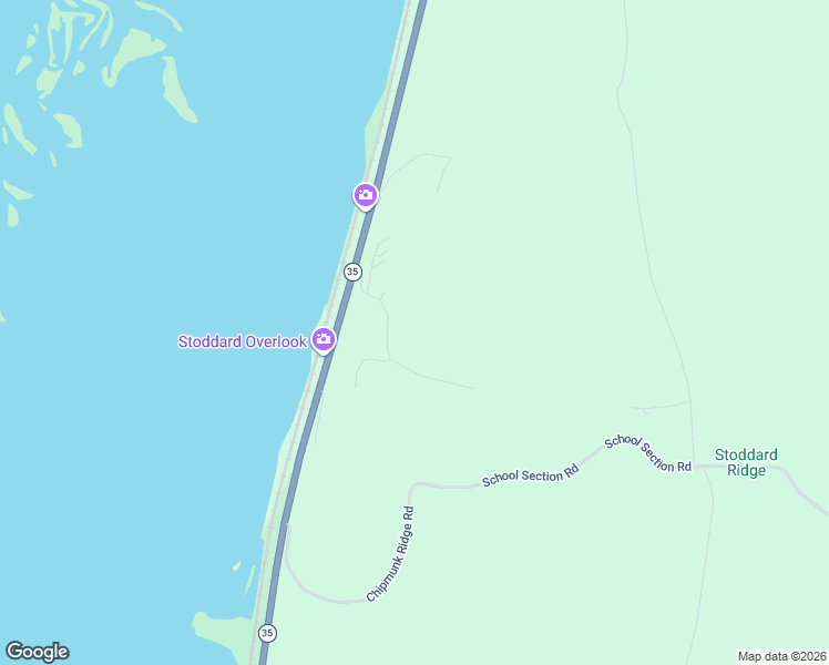 map of restaurants, bars, coffee shops, grocery stores, and more near 12968 Pebble Valley Road in Stoddard