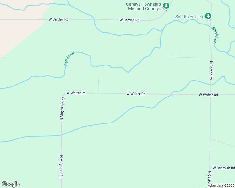 map of restaurants, bars, coffee shops, grocery stores, and more near 3352 West Walter Road in Coleman