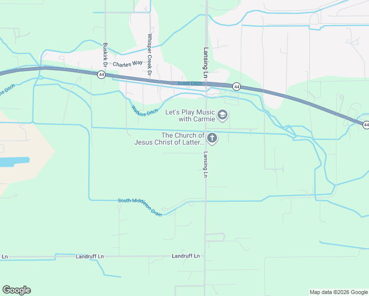 map of restaurants, bars, coffee shops, grocery stores, and more near 9094 Jordan Lane in Middleton