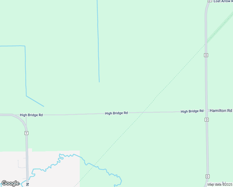 map of restaurants, bars, coffee shops, grocery stores, and more near W7549 High Bridge Road in Oakfield