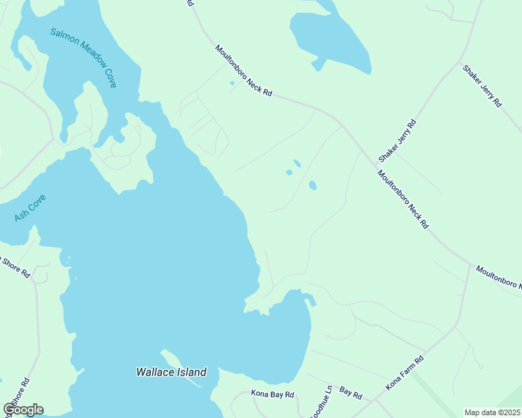 map of restaurants, bars, coffee shops, grocery stores, and more near 60 Iroquois Lane in Moultonborough