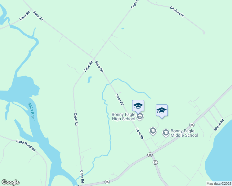 map of restaurants, bars, coffee shops, grocery stores, and more near 7 Davis Way in Standish