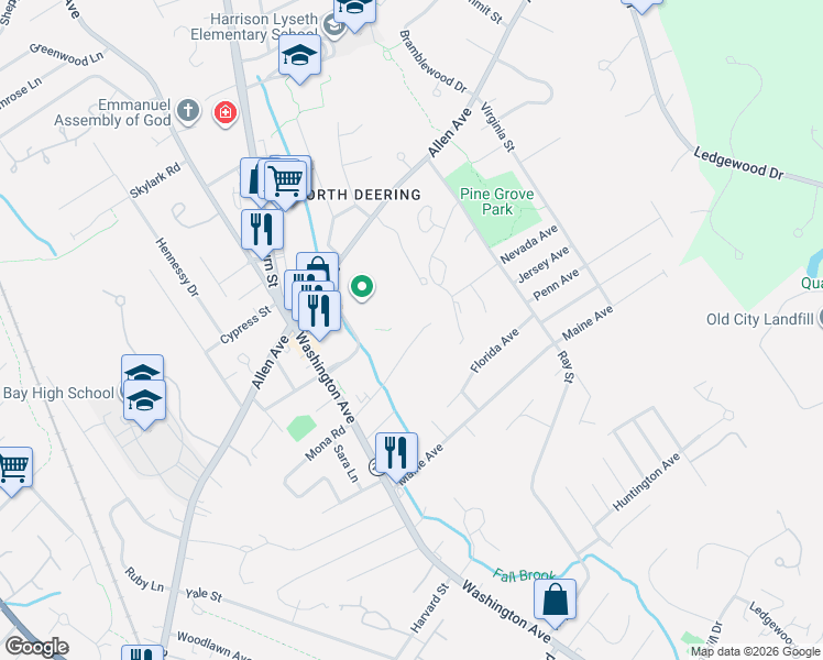 map of restaurants, bars, coffee shops, grocery stores, and more near 74 Gertrude Avenue in Portland