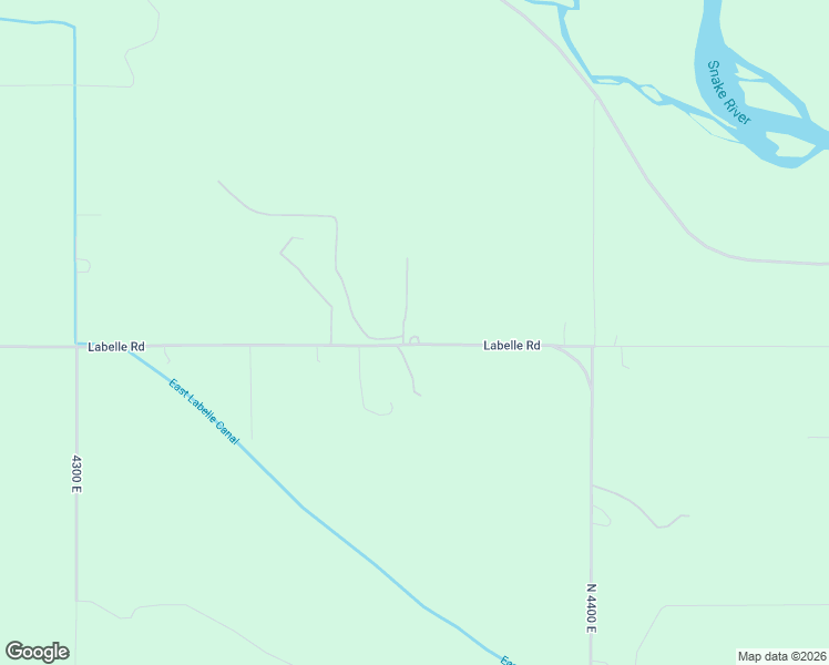 map of restaurants, bars, coffee shops, grocery stores, and more near 4365 East 500 Road North in Rigby
