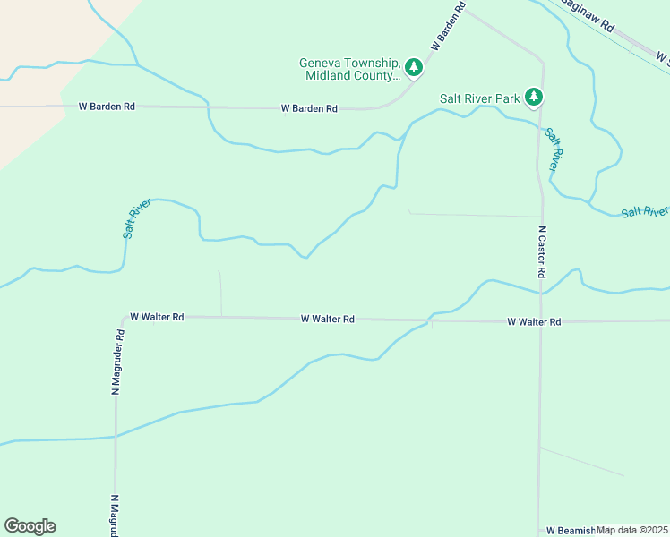 map of restaurants, bars, coffee shops, grocery stores, and more near 3272 West Walter Road in Coleman