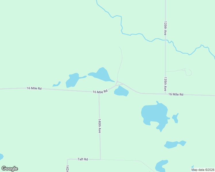 map of restaurants, bars, coffee shops, grocery stores, and more near 13977 16 Mile Road in Big Rapids