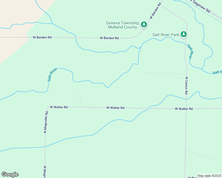 map of restaurants, bars, coffee shops, grocery stores, and more near 3272 West Walter Road in Coleman