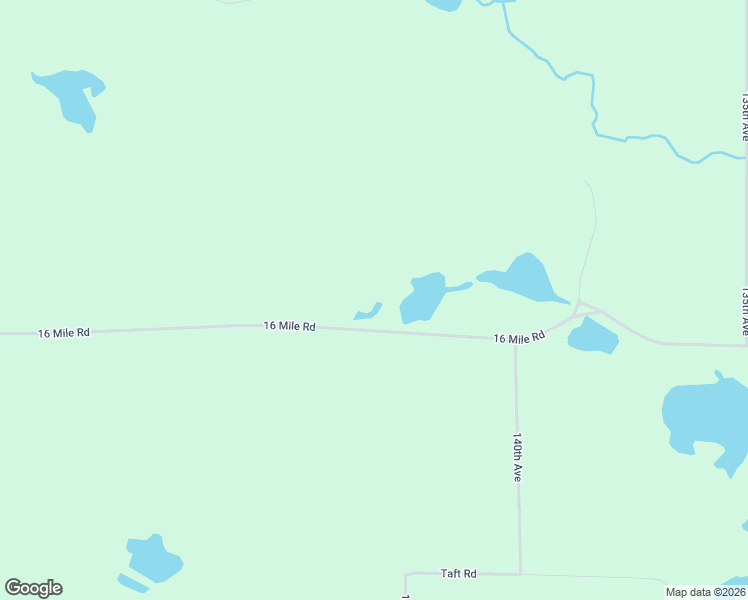 map of restaurants, bars, coffee shops, grocery stores, and more near 14360 16 Mile Road in Rodney