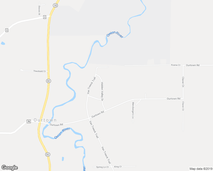 map of restaurants, bars, coffee shops, grocery stores, and more near N4451 Hidden Valley Drive in Sheboygan Falls