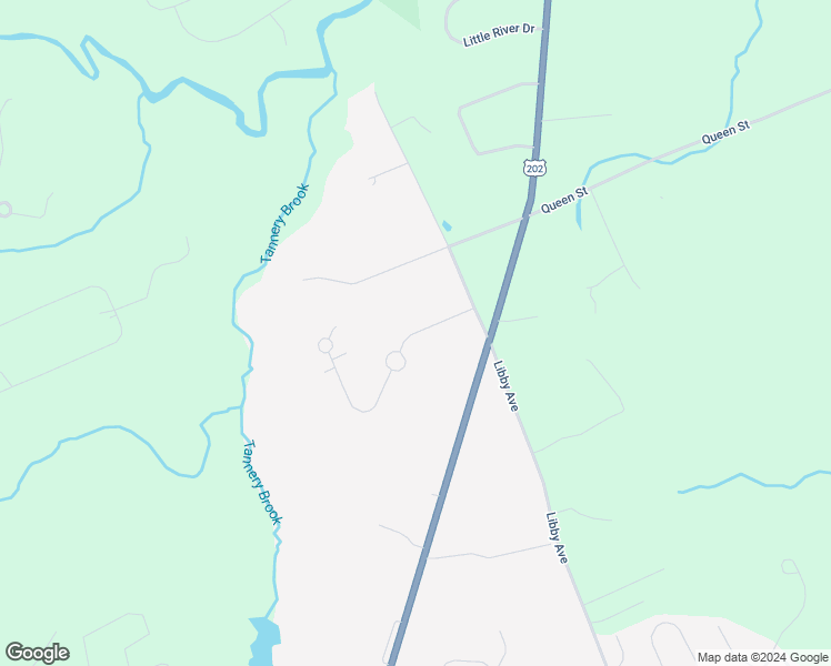 map of restaurants, bars, coffee shops, grocery stores, and more near 99 Tannery Brook Road in Gorham