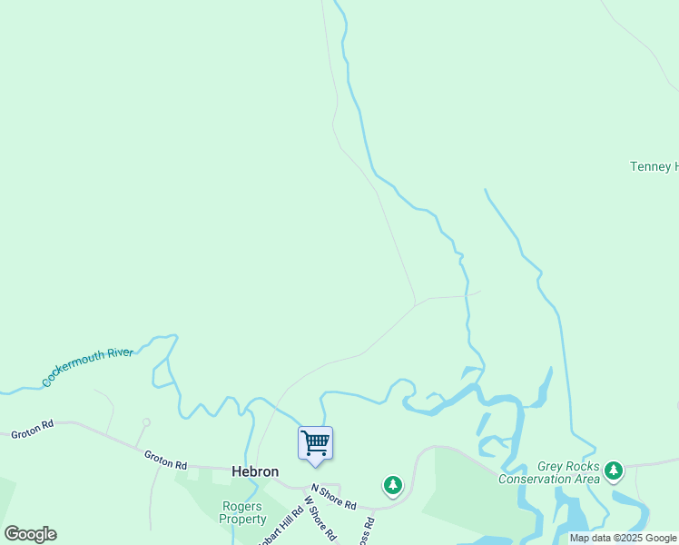 map of restaurants, bars, coffee shops, grocery stores, and more near 69 Braley Road in Hebron