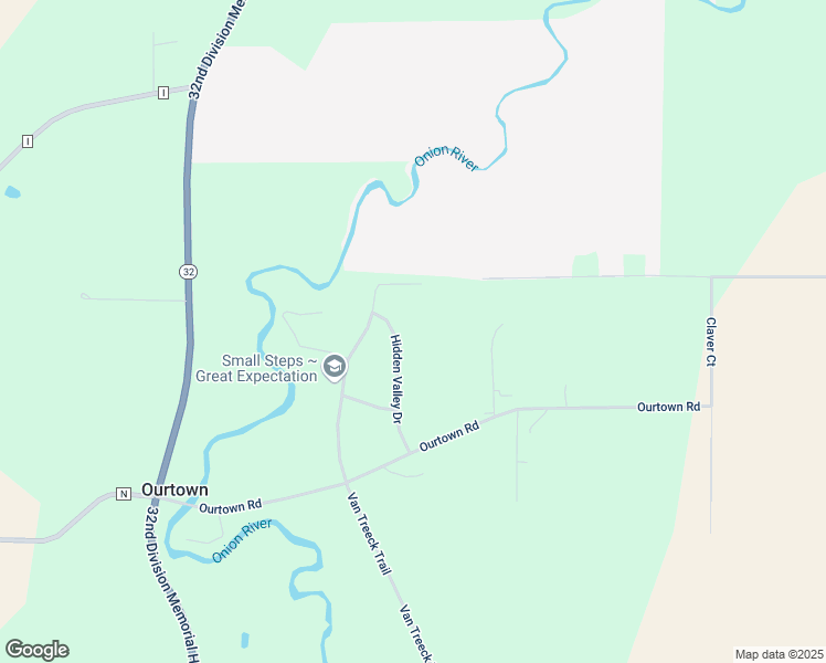 map of restaurants, bars, coffee shops, grocery stores, and more near N4451 Hidden Valley Drive in Sheboygan Falls