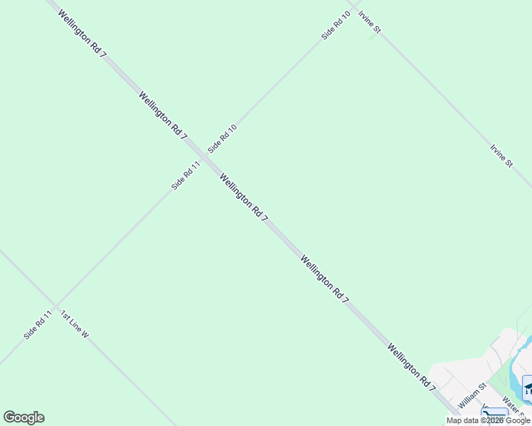 map of restaurants, bars, coffee shops, grocery stores, and more near 6750 Wellington Road 7 in Wellington County