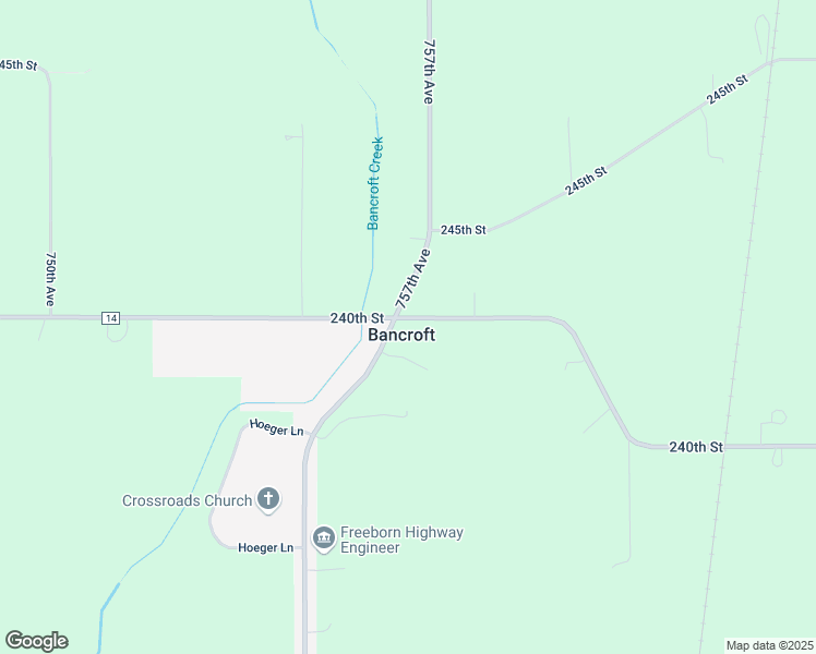map of restaurants, bars, coffee shops, grocery stores, and more near 24055 757th Avenue in Albert Lea