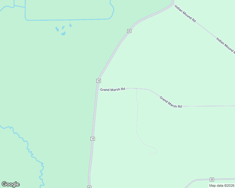 map of restaurants, bars, coffee shops, grocery stores, and more near W5747 Grand Marsh Road in Dalton