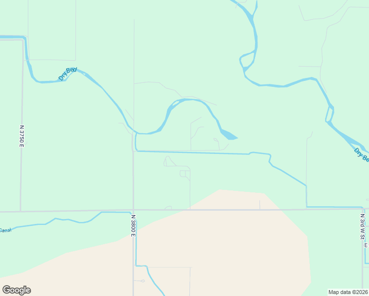 map of restaurants, bars, coffee shops, grocery stores, and more near 3852 East 530 North in Rigby