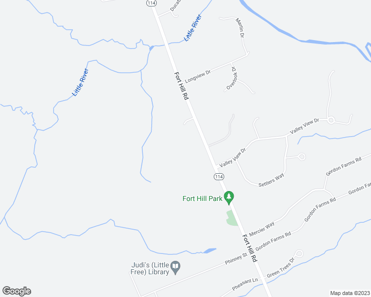 map of restaurants, bars, coffee shops, grocery stores, and more near 306 Fort Hill Road in Gorham
