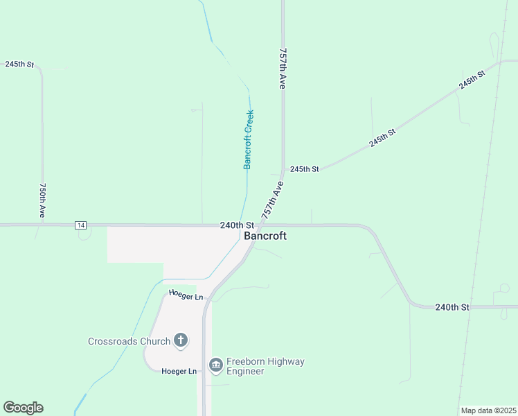 map of restaurants, bars, coffee shops, grocery stores, and more near 24055 757th Avenue in Albert Lea
