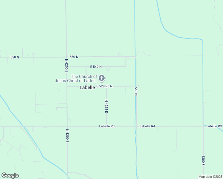 map of restaurants, bars, coffee shops, grocery stores, and more near 4224 East 528 North in Rigby