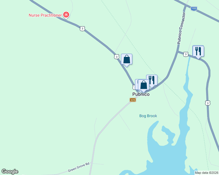 map of restaurants, bars, coffee shops, grocery stores, and more near Cross Road in Argyle