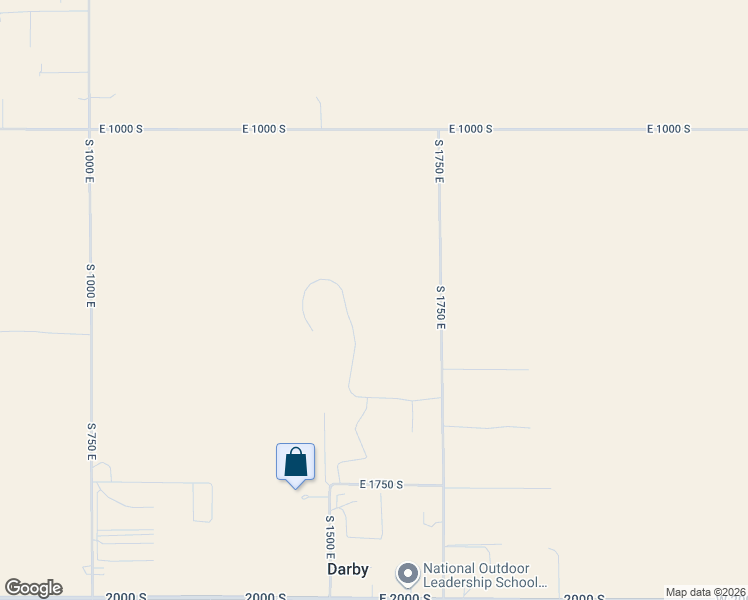 map of restaurants, bars, coffee shops, grocery stores, and more near 1330 Larsen Lane in Driggs