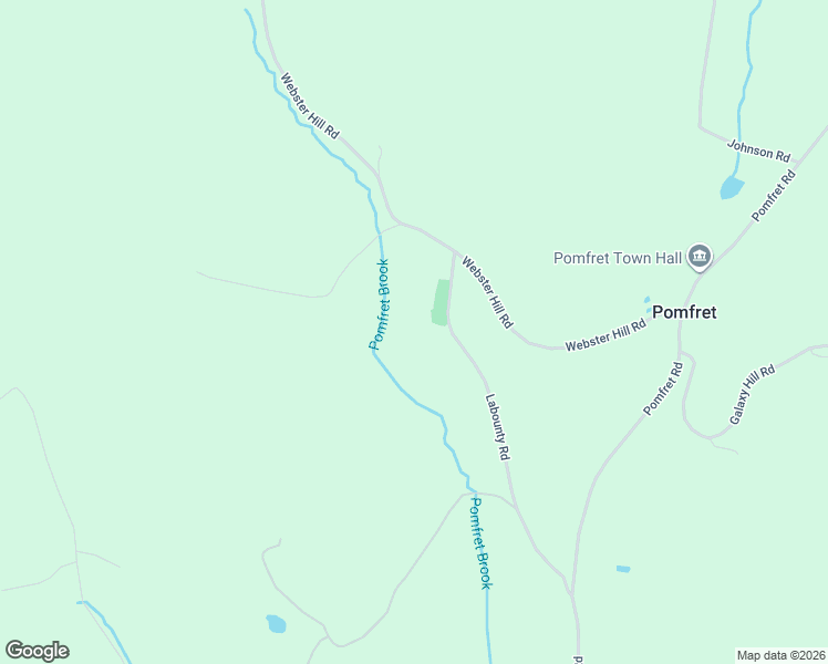 map of restaurants, bars, coffee shops, grocery stores, and more near 610 Labounty Road in Pomfret