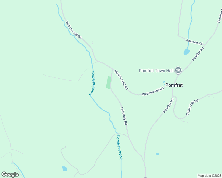map of restaurants, bars, coffee shops, grocery stores, and more near 610 Labounty Road in Pomfret