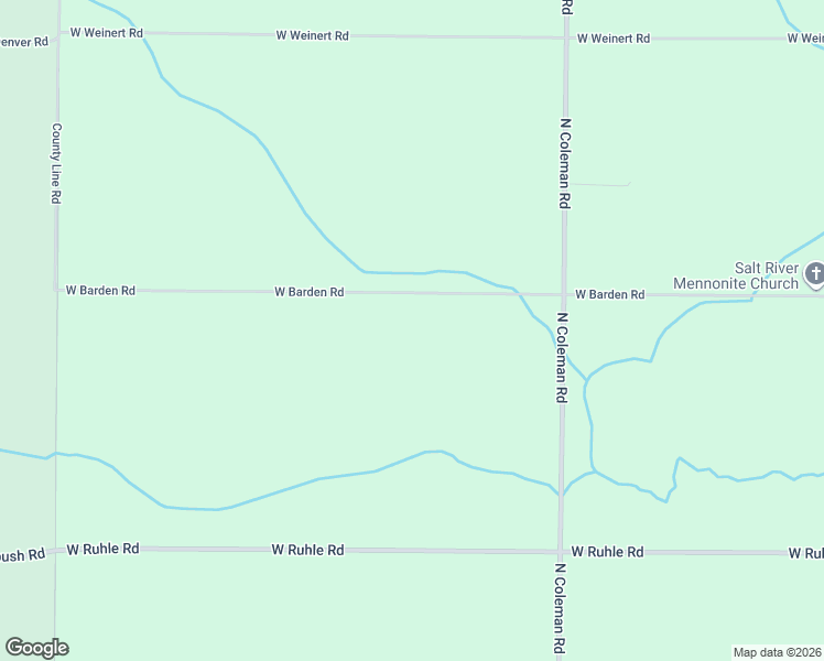map of restaurants, bars, coffee shops, grocery stores, and more near 5669 West Barden Road in Coleman