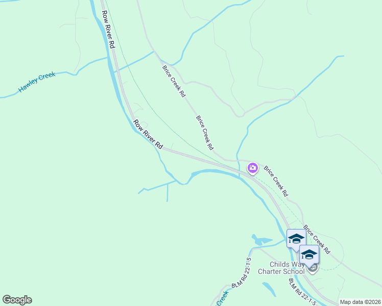 map of restaurants, bars, coffee shops, grocery stores, and more near 37727 Row River Road in Dorena