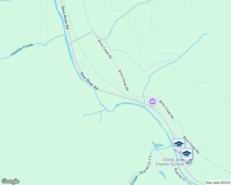 map of restaurants, bars, coffee shops, grocery stores, and more near 37727 Row River Road in Dorena